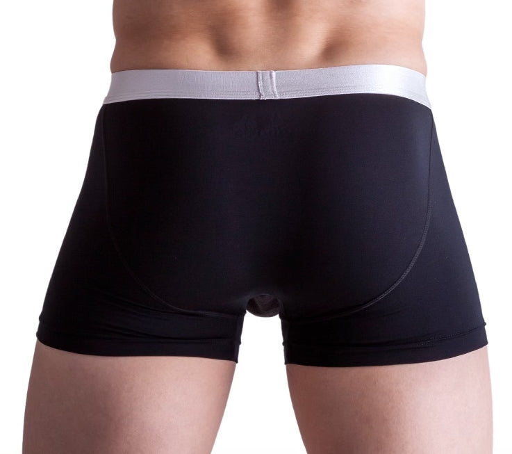 The Baton Briefcase - Diamond Black Boxer Briefs with Pouch