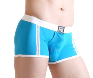The Rocketship Rucksack - CoolMax Blue Boxer Briefs with Pouch