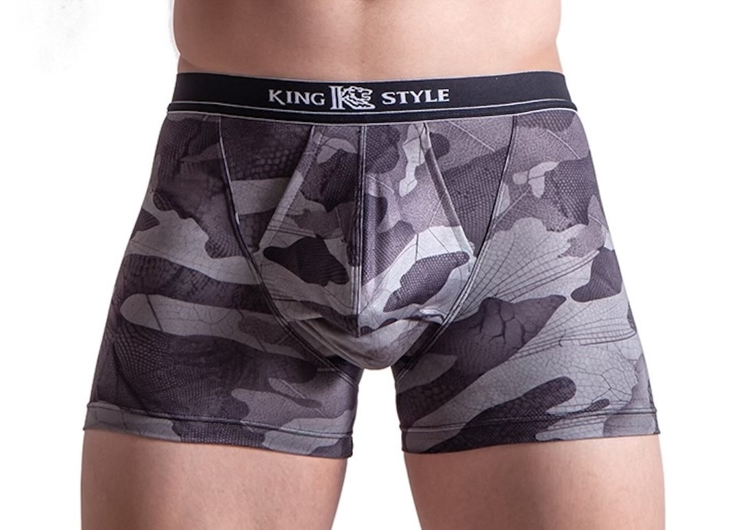 The Baton Briefcase - City Camouflage Boxer Briefs with Pouch